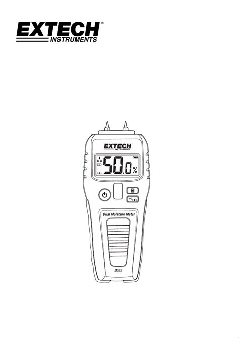 extech mo53 pinless moisture meter|extech mo55 manual.